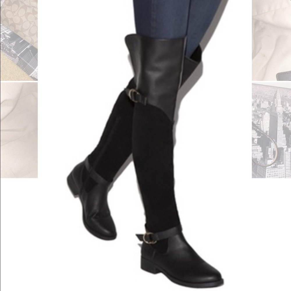 Thigh High Black Boots